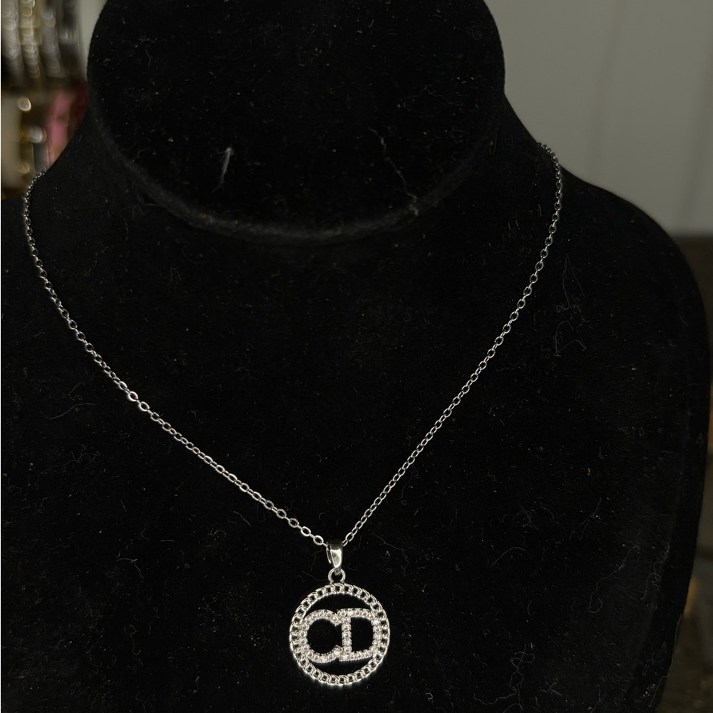 CD stainless steel Pendant Necklace